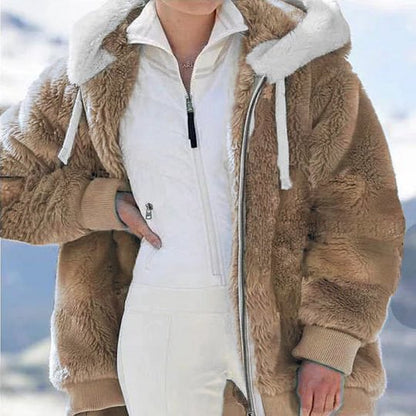 Women's Fleece Hooded Jacket