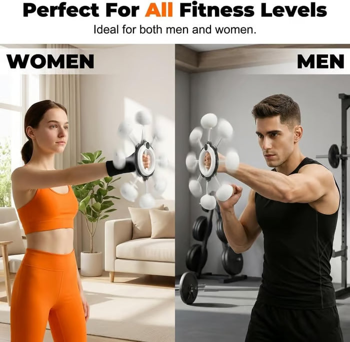 Smart Arm and Shoulder Exercise Hoop with Digital Tracker