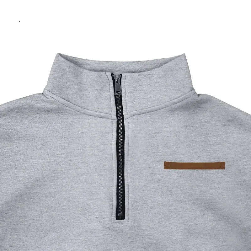 Men’s Casual Half-Zip Comfort Pullover