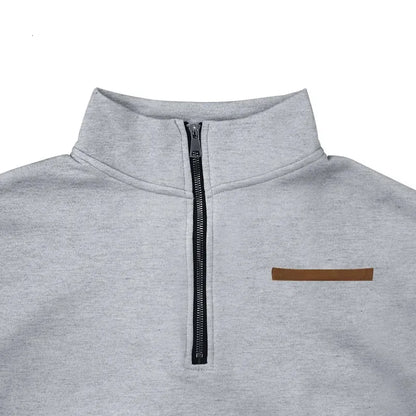 Men’s Casual Half-Zip Comfort Pullover