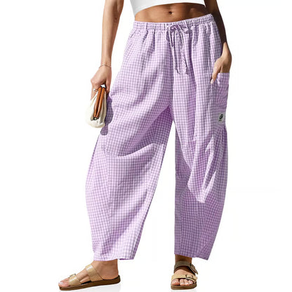 Women's Wide Leg Drawstring Cargo Pants