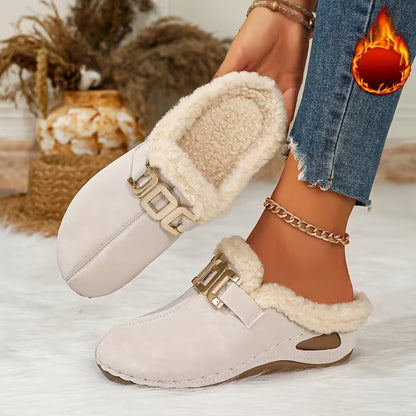 Women's Buckle Detail Slip-On Clogs