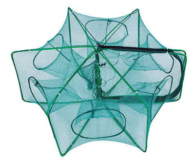 Foldable Multi-Entry Fishing Net