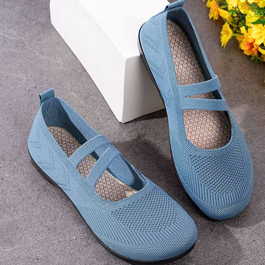 Women's Knit Mary Jane Flats