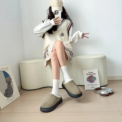 Women’s Plush-Lined Winter Slides