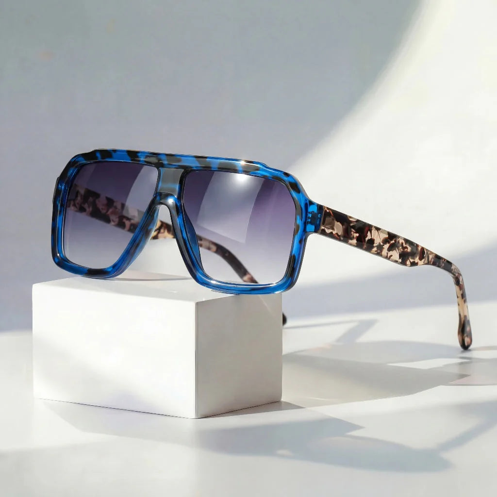 Raven Retro Oversized Sunglasses