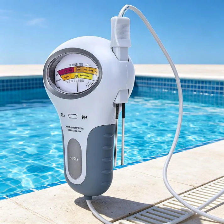 Pool Water pH and Chlorine Test Meter