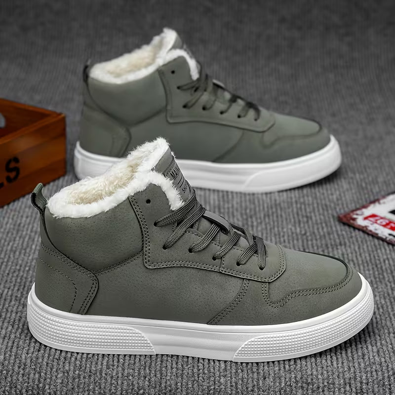 Men’s Warm Mid-Top Winter Boots