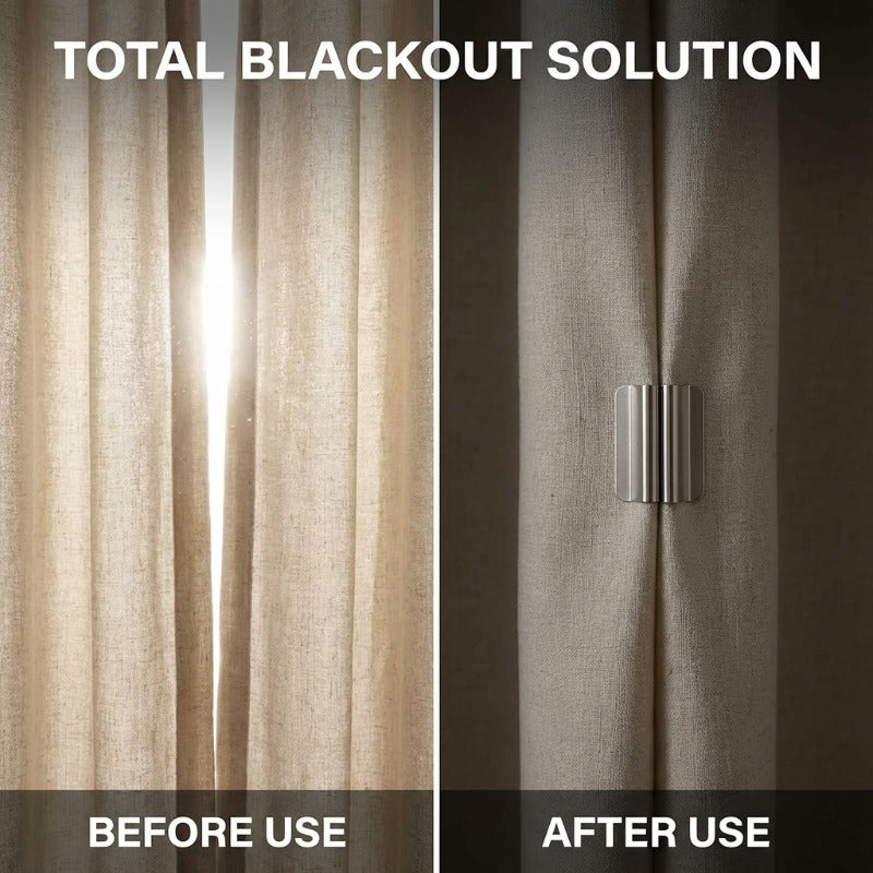 Magnetic Curtain Blackout Clips