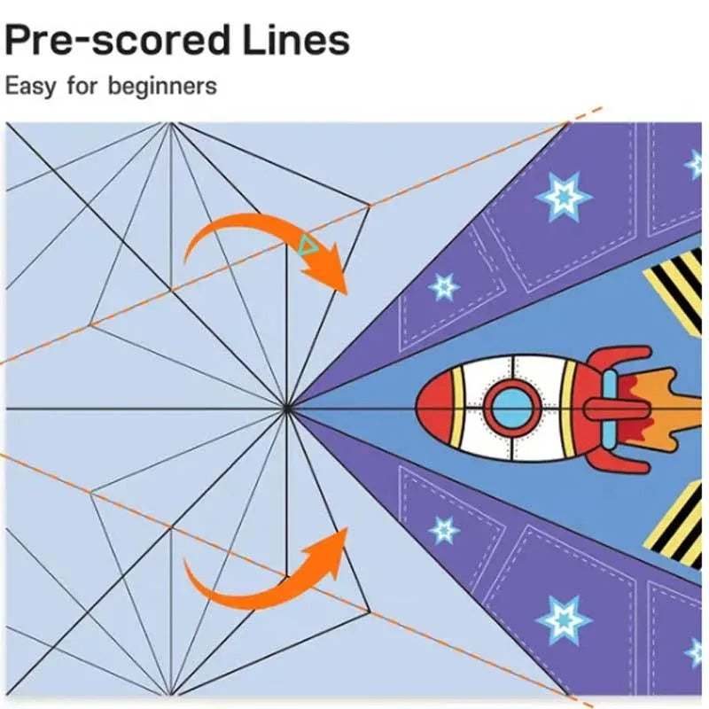 Kids' DIY Paper Airplane Folding Kit
