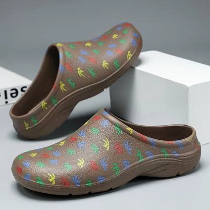 Women’s Coconut Tree Print Casual Slides