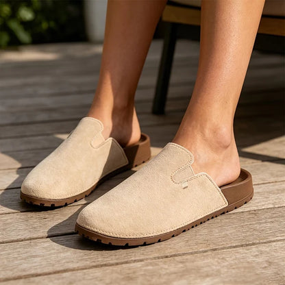 Men’s Wide-Toe Casual Mule Slides