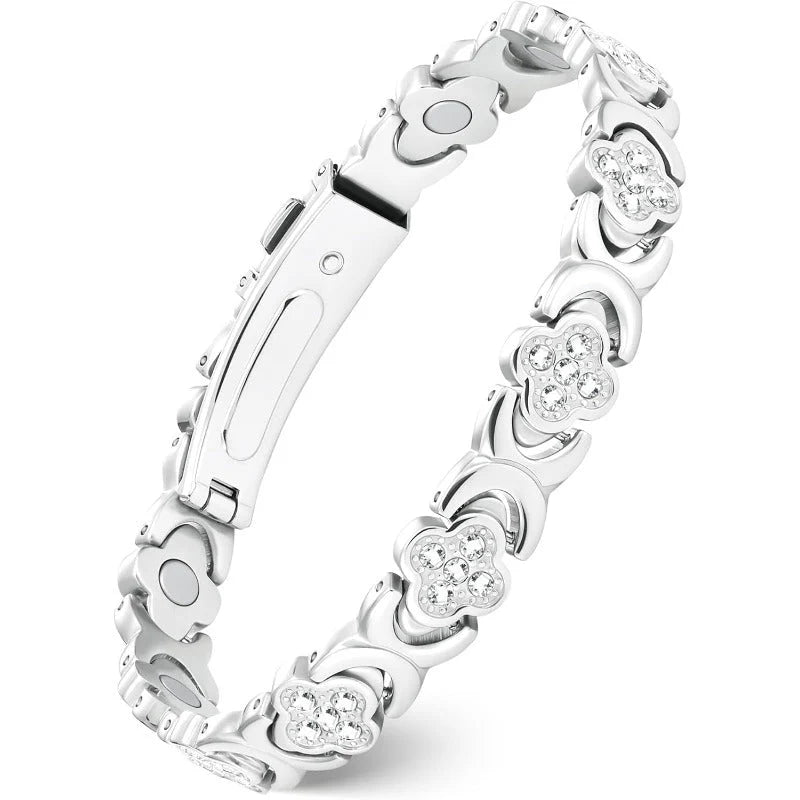 Crystal Embellished Link Bracelet