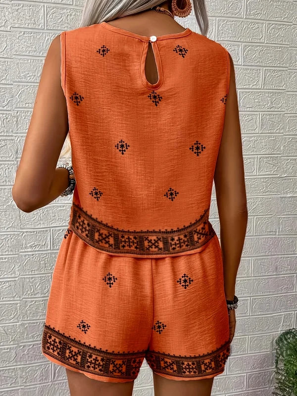 Women's Floral Two-Piece Set