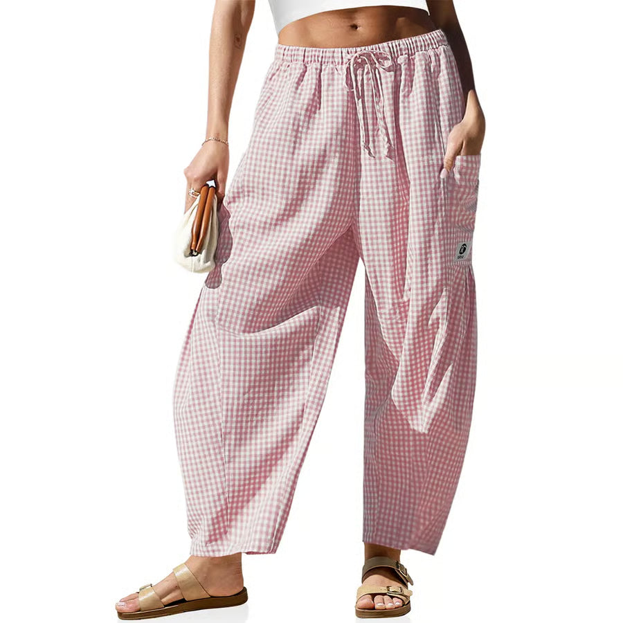 Women's Wide Leg Drawstring Cargo Pants