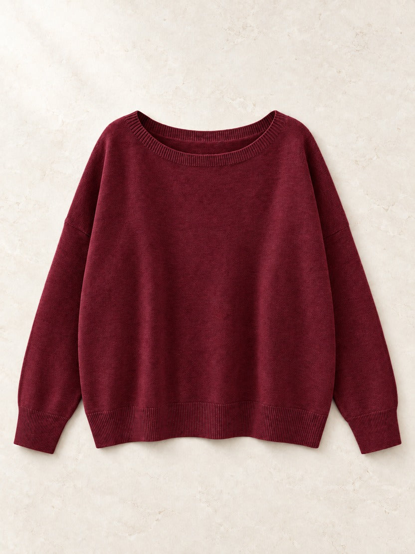 Women's Round Neck Knit Sweater