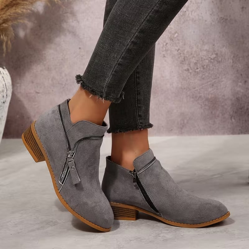 Women's Side-Zip Ankle Boots