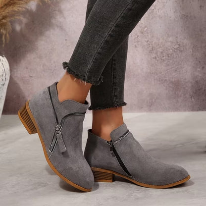 Women's Side-Zip Ankle Boots