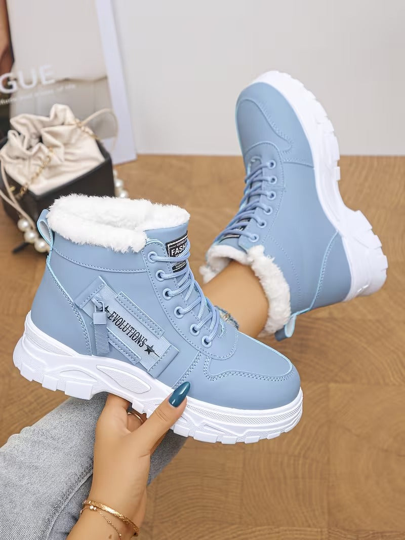 Women's Lace-Up High-Top Shoes