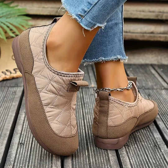 Women's Quilted Slip-On Flats