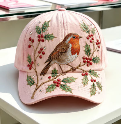 Women's Embroidered Nature Print Baseball Cap