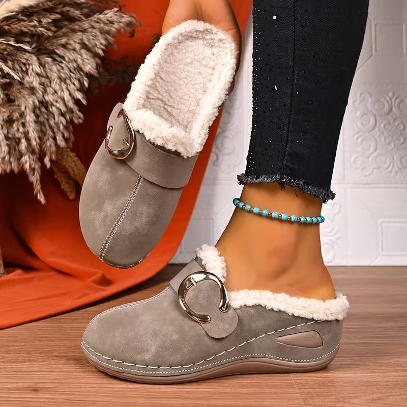 Women's Buckle Mules