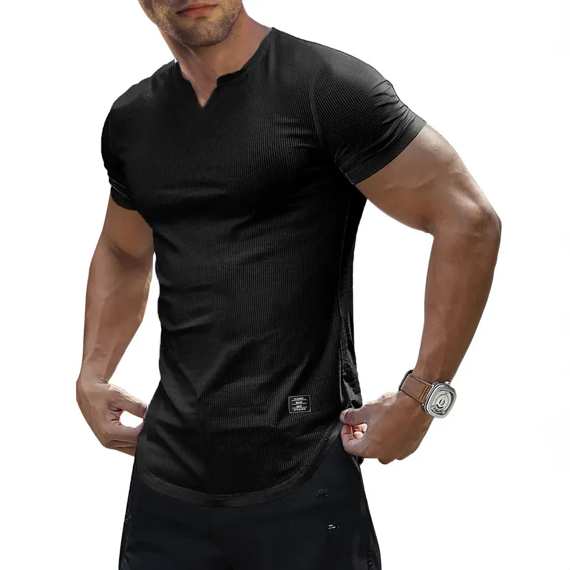 Men's Slim Fit V-Neck Performance T-Shirt