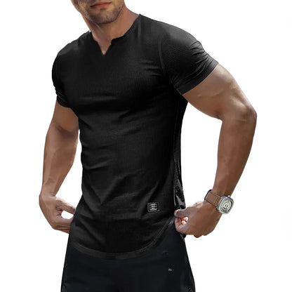 Men's Slim Fit V-Neck Performance T-Shirt