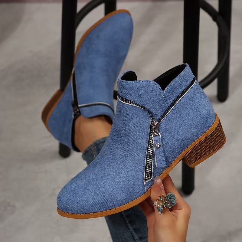 Women's Side-Zip Ankle Boots
