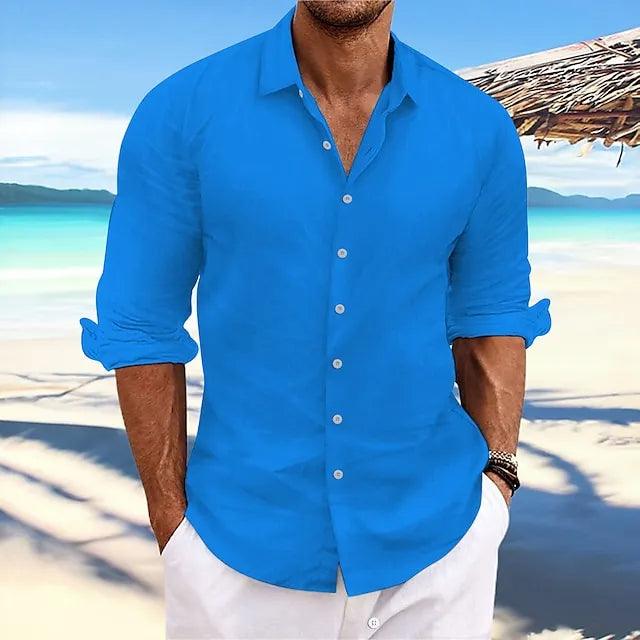 Men's Relaxed Button-Up Shirt