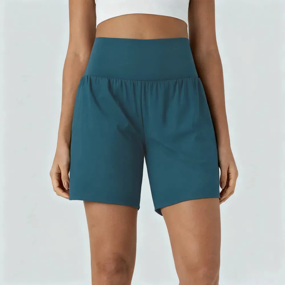 Women's Super High-Waisted Cool Touch Yoga Shorts