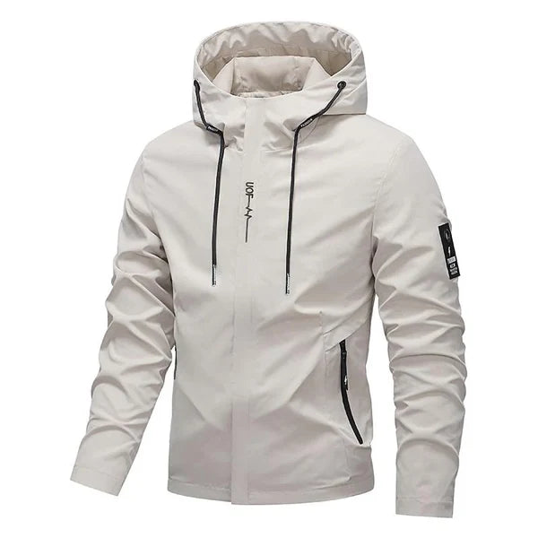 Men’s Drawstring Hooded Jacket
