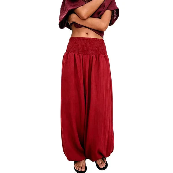 Women’s Gathered Waist Balloon Pants