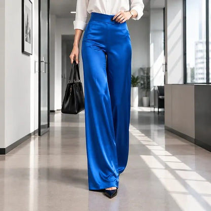 Women's High-Waisted Wide-Leg Pants