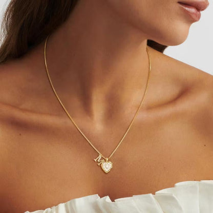 Women’s Heart-Shaped Pendant Necklace