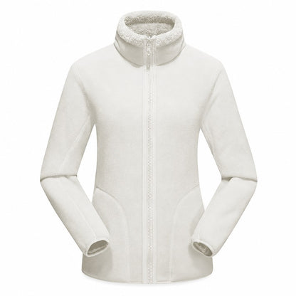 Unisex Reversible Zip-Up Jacket with Stand Collar
