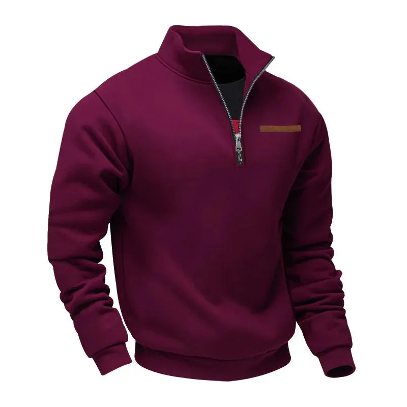 Men’s Casual Half-Zip Comfort Pullover