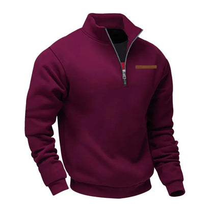 Men’s Casual Half-Zip Comfort Pullover