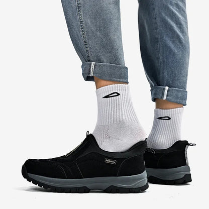 Men's Textured Slip-On Casual Shoes