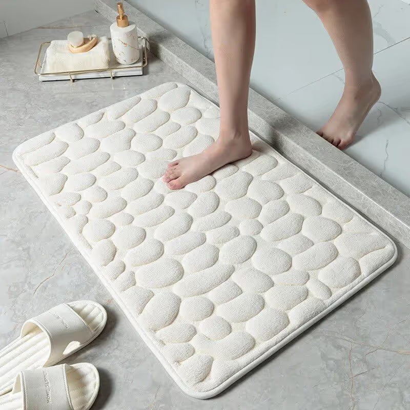 Cobblestone Pattern Bath Mat
