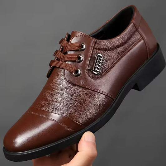Men’s Business Casual Lace-Up Shoes