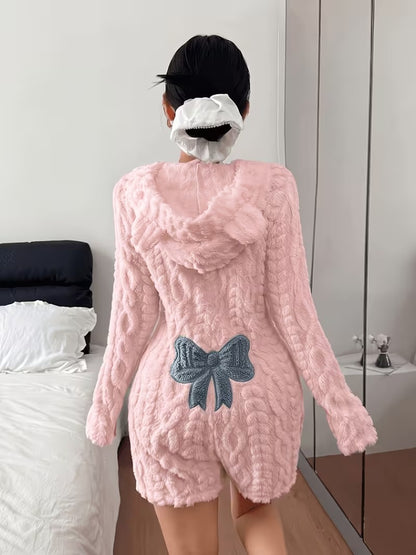 Women’s Hooded Animal Ear Romper