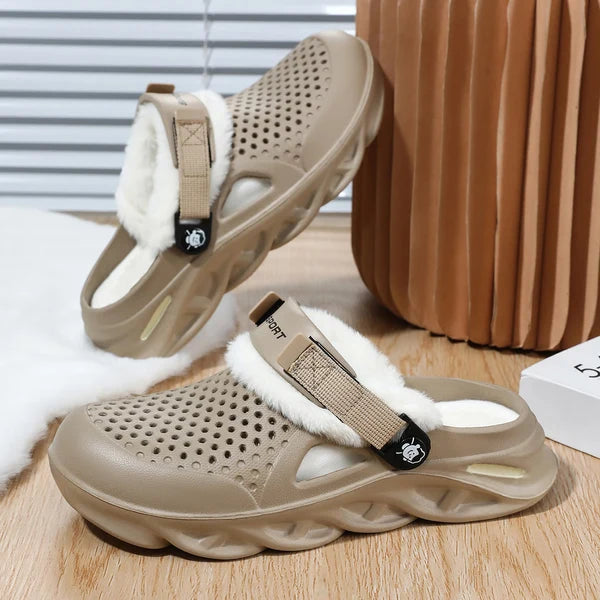 Men’s Ventilated Plush-Lined Clogs