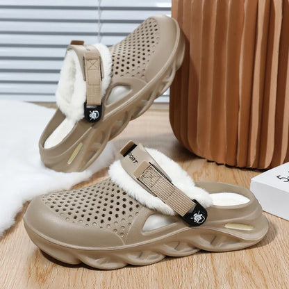 Men’s Ventilated Plush-Lined Clogs