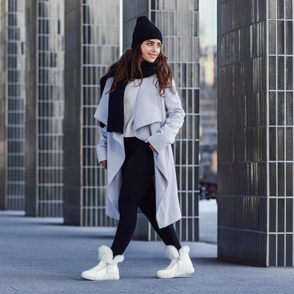 ELEGANT PADDING CRYSTAL BOOTS