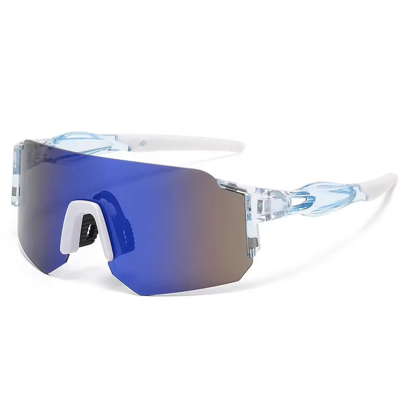 Sport Sunglasses with Oversized Frame and UV Protection