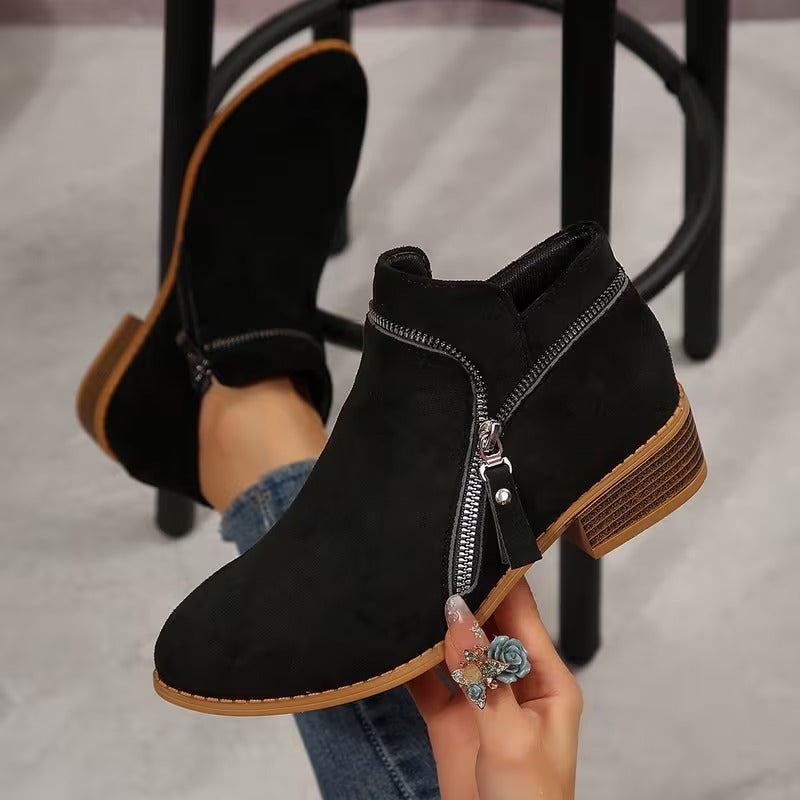 Women's Side-Zip Ankle Boots