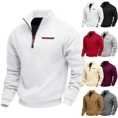 Men’s Casual Half-Zip Comfort Pullover