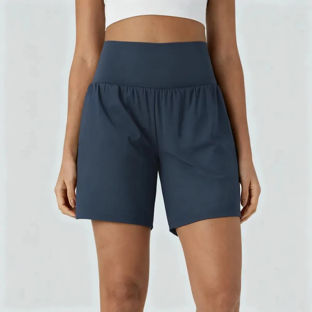 Women's Super High-Waisted Cool Touch Yoga Shorts