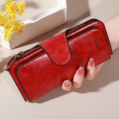 Luxury Faux Leather Wallet & Clutch